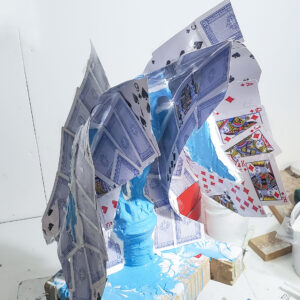 silicone mould making Eagle sculpture king charles coronation