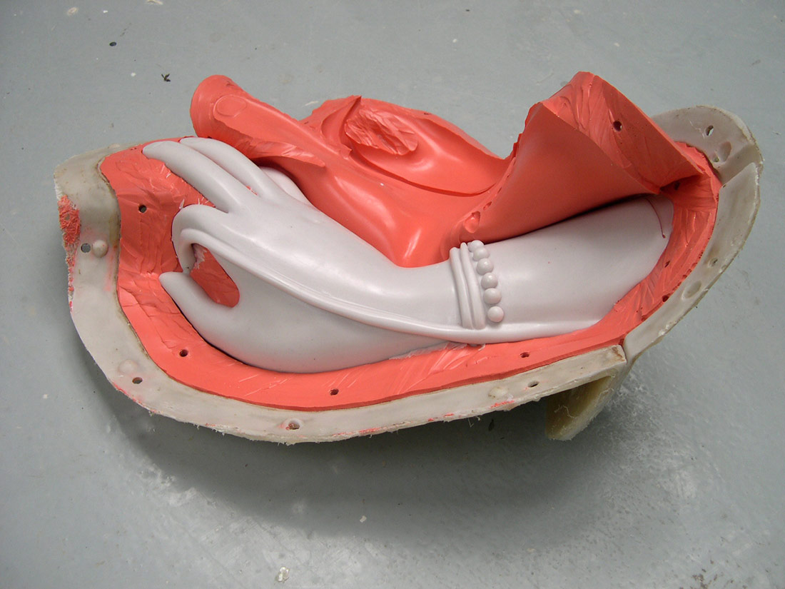 polyester resin arm cast silicone fiberglass casing buddha tara