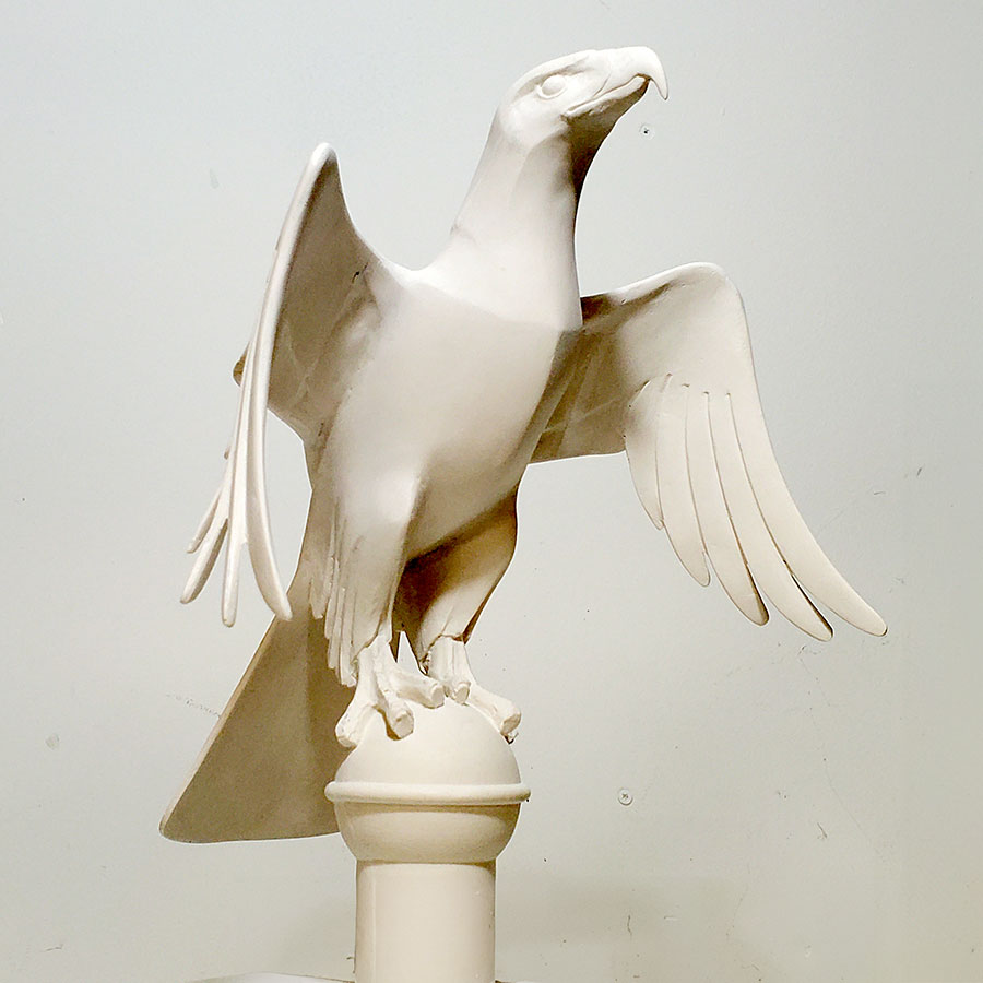 king charles anointing screen jesmonite coronation eagle moulding