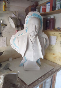 white jesmonite resin cast laminate mould making shropshire